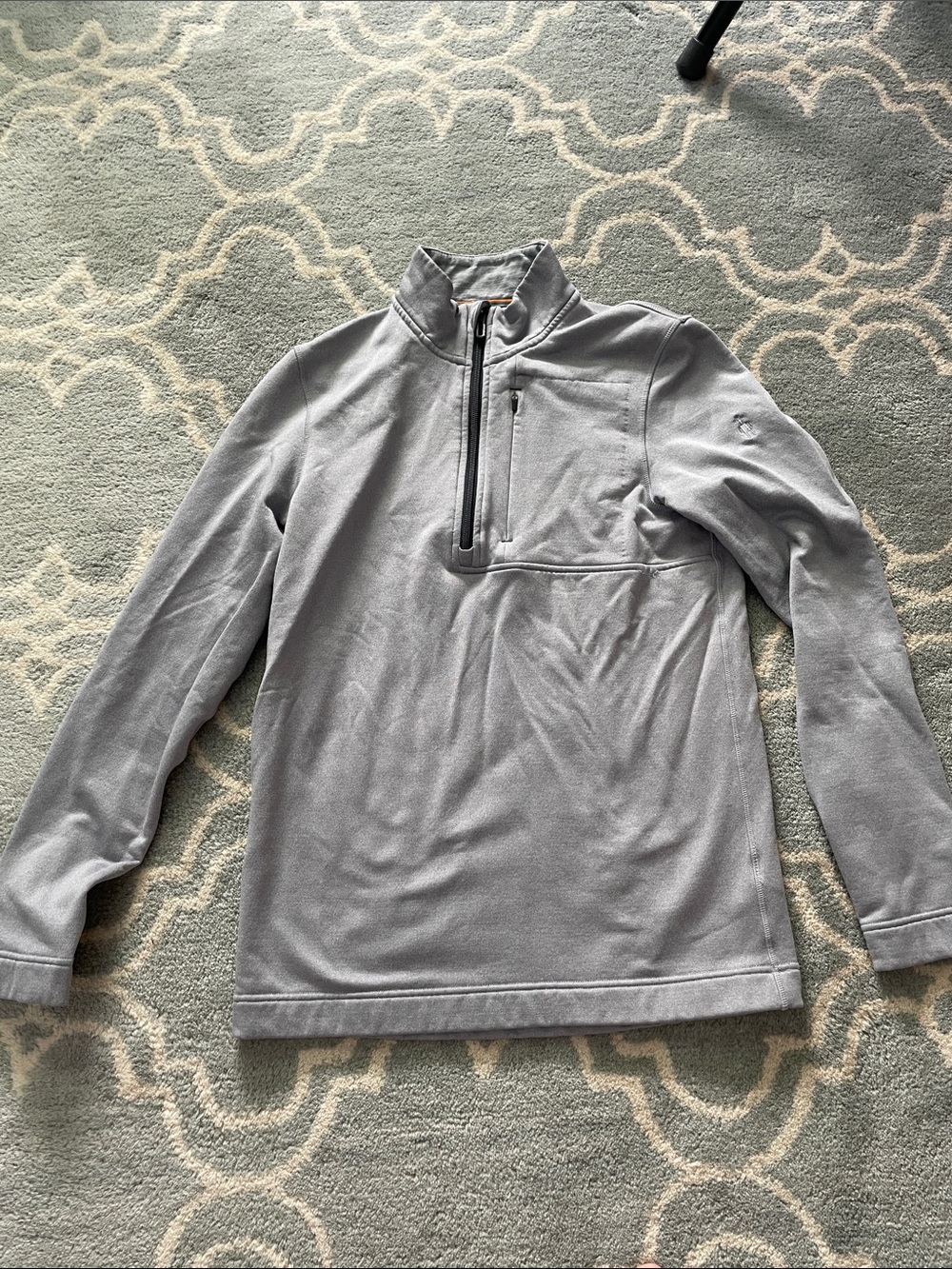 Smartwool Men's Light Gray Half-Zip Performance Jacket